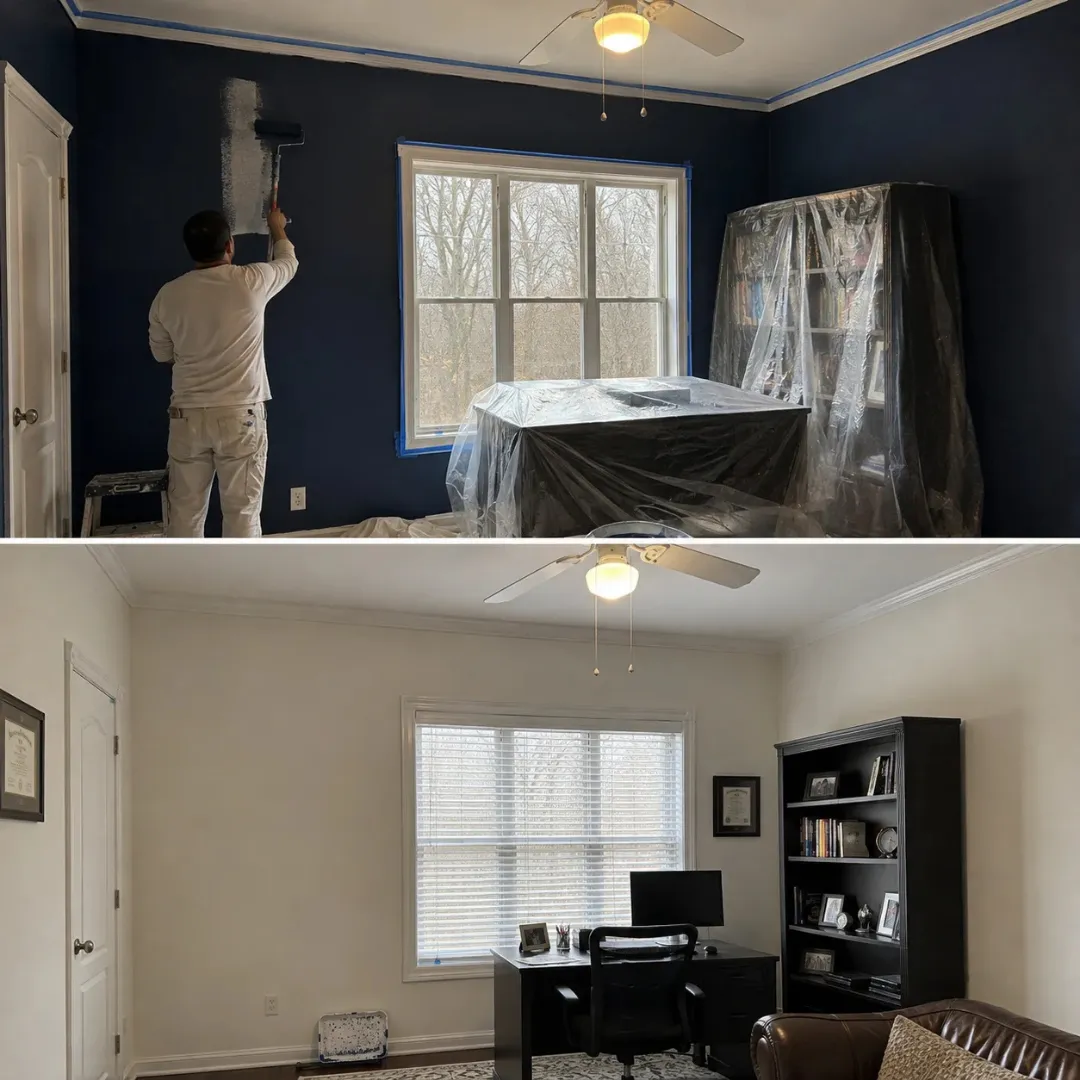 House painting project completed near Des Plaines IL
